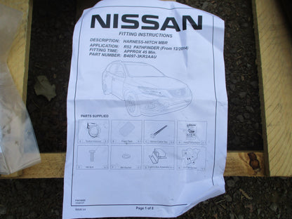 Nissan Pathfinder R52 Genuine Tow Bar Kit Complete New Part