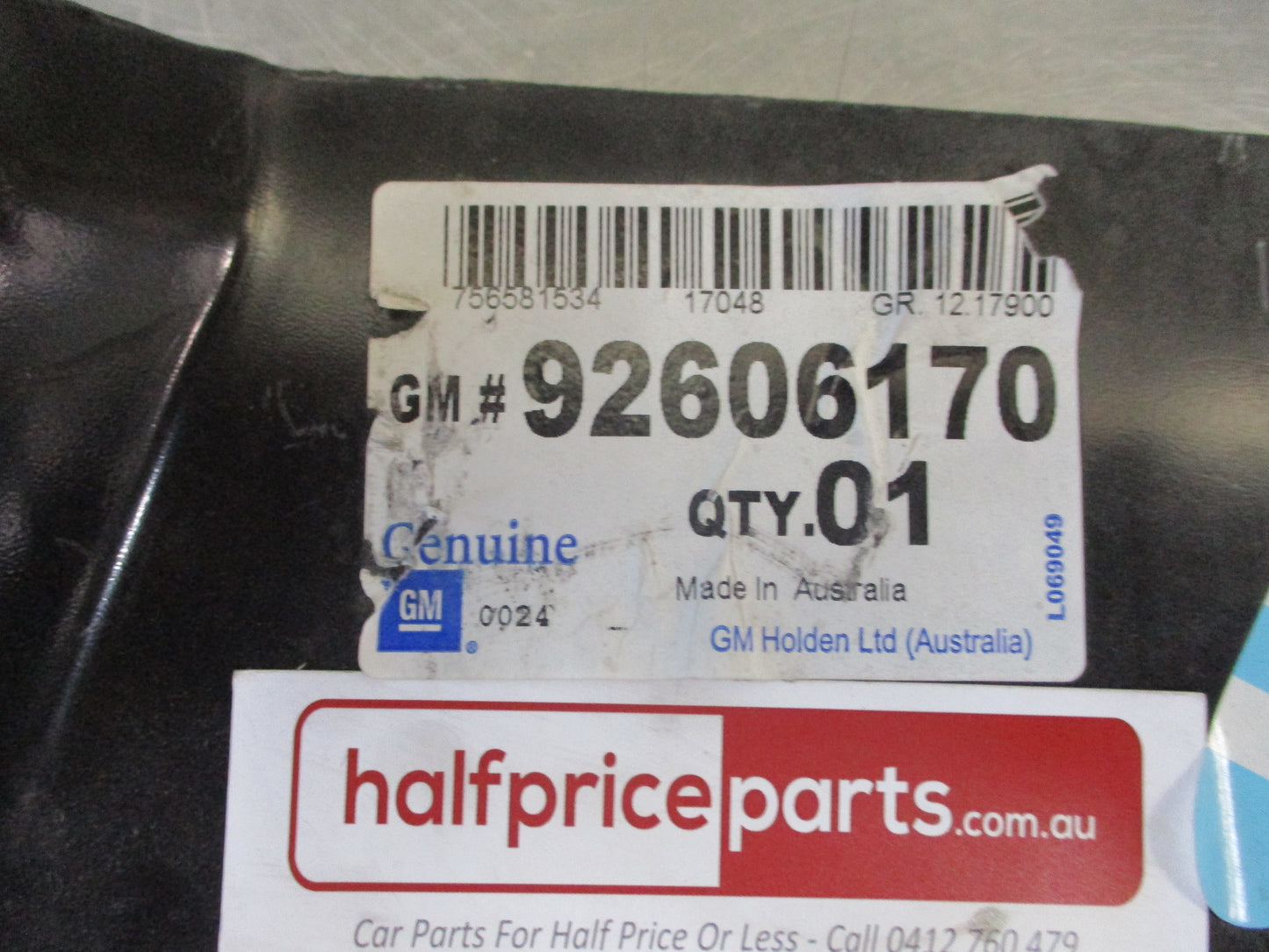 Holden VY-VZ Commodore Ute Genuine Rear End Inner Panel New Part