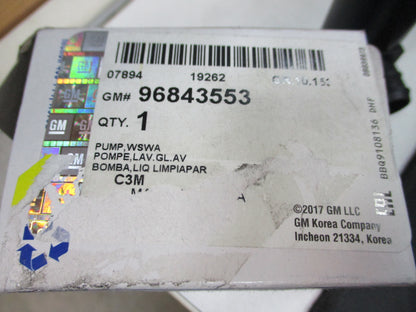 Holden Spark Genuine Windscreen Washer Pump New Part