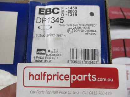 EBC Front Brake Pad Set Suits Suzuki Swift New Part