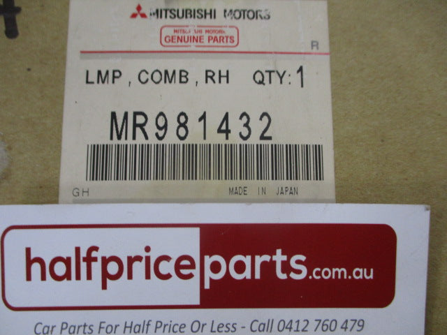 Mitsubishi Lancer Sedan Genuine Right Hand Rear Tail Light Assembly New Part