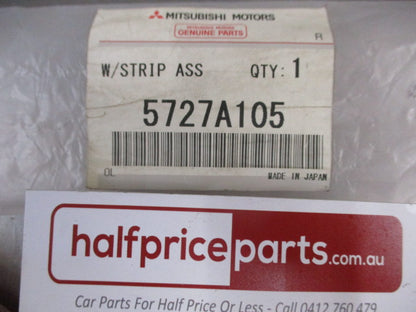 Mitsubishi Lancer Genuine Front Left Hand Belt Line Weather Strip Moulding New Part