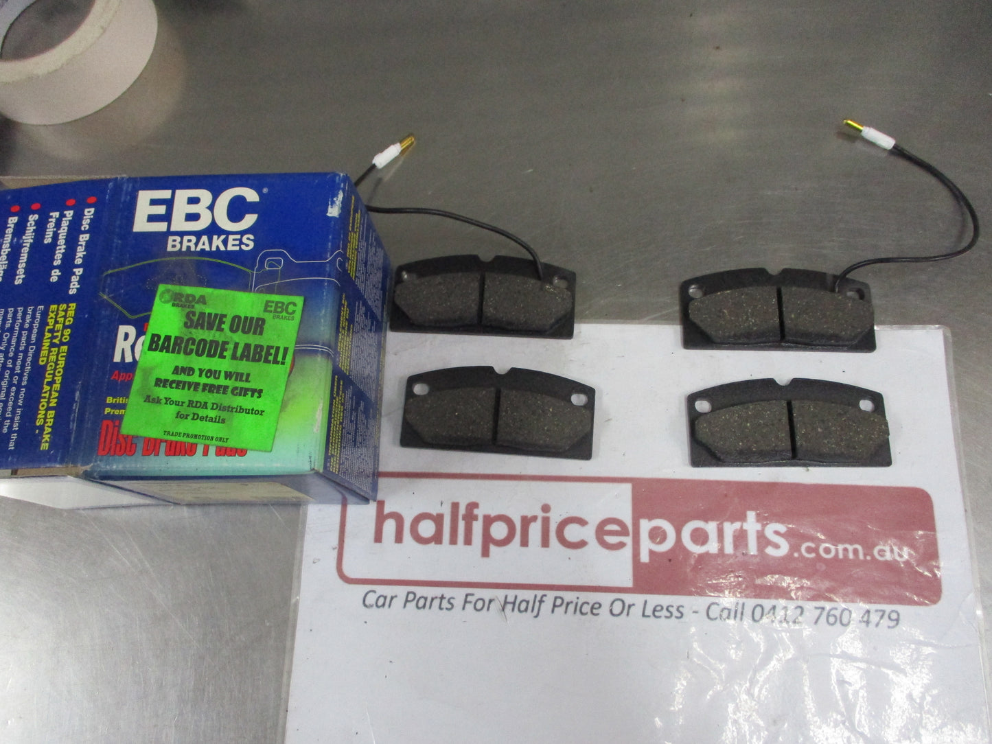 EBC Front Brake Pad Set Suits Fiat 500/Aixam/Ligier New Part