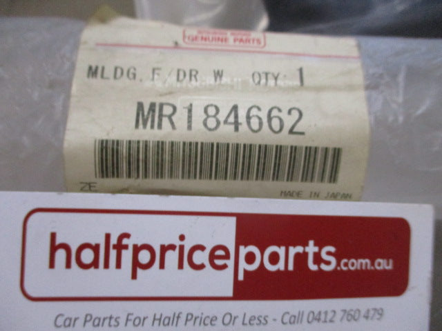 Mitsubishi Mirage Genuine Drivers Front Door Window Sweep Belt Weatherstrip New Part