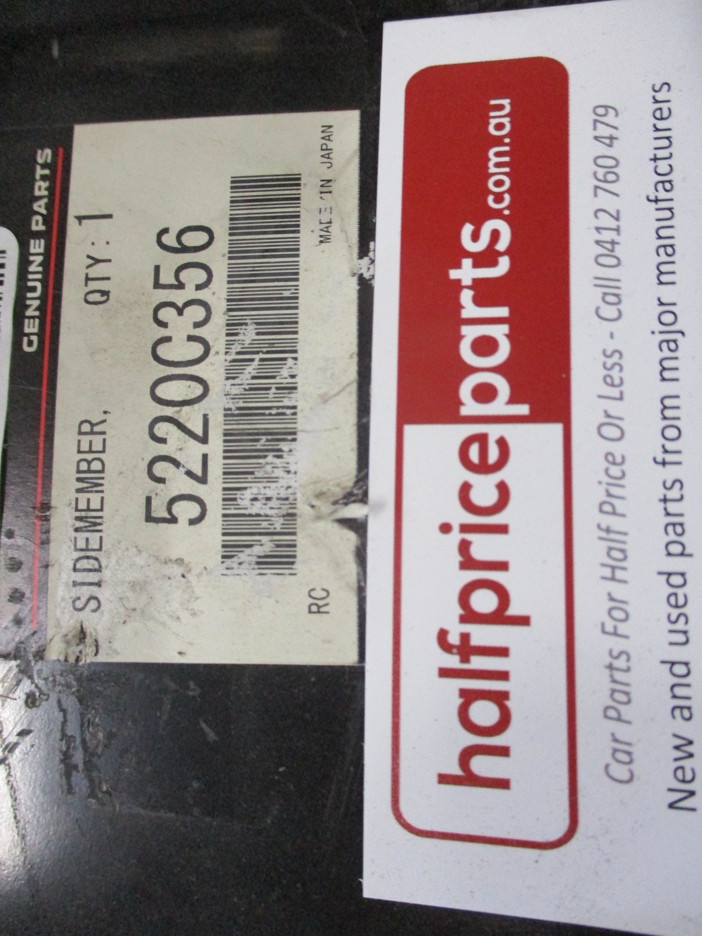 Mitsubishi Outlander Genuine Right Hand Front Side Member New Part