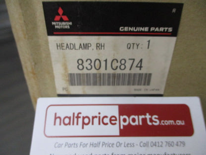 Mitsubishi ASX XA Genuine Right Hand Front Head Light Assembly New Part
