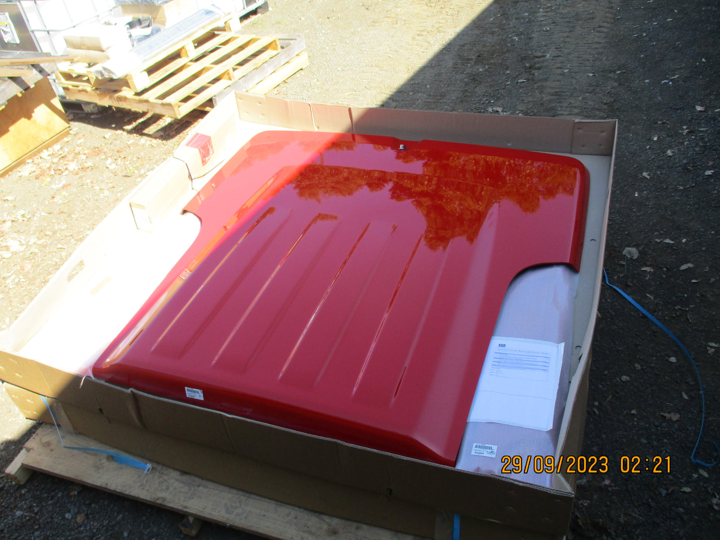 EGR 3 Piece Hard Lid (True Red) Suits Ford PX Ranger Dual Cab - New Part