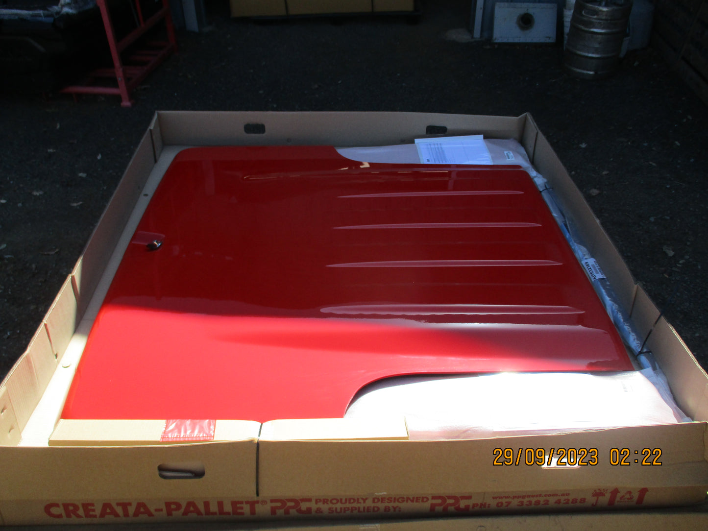 EGR 3 Piece Hard Lid (True Red) Suits Ford PX Ranger Dual Cab - New Part