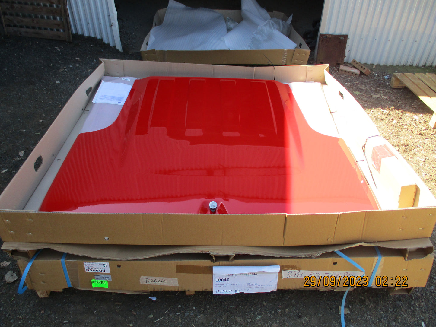 EGR 3 Piece Hard Lid (True Red) Suits Ford PX Ranger Dual Cab - New Part
