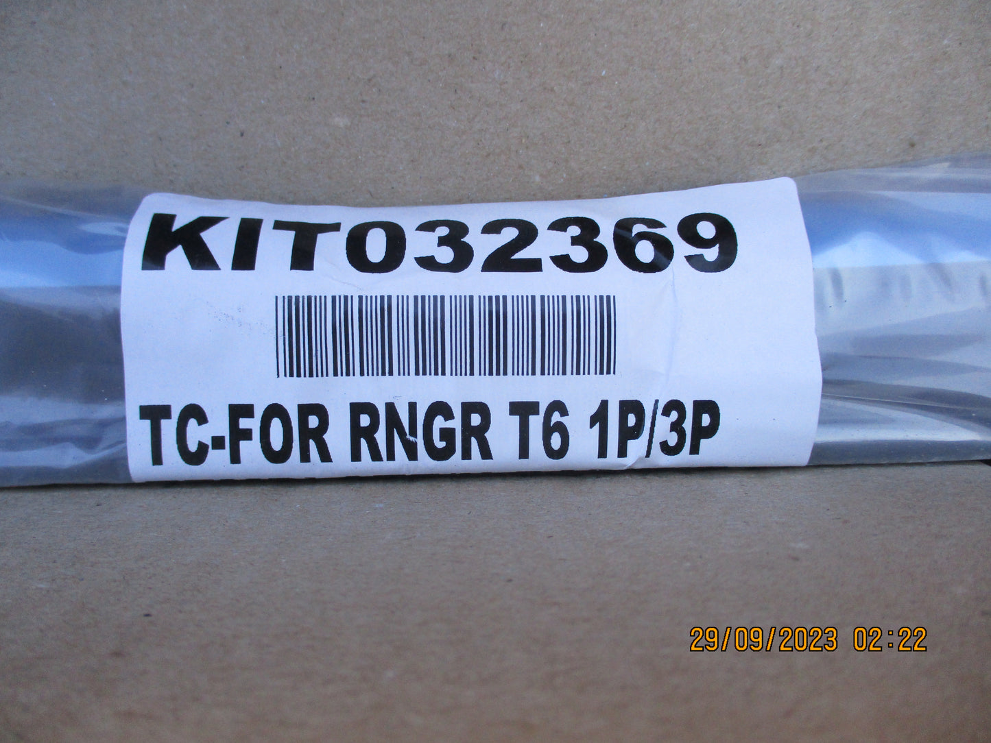 EGR 3 Piece Hard Lid (True Red) Suits Ford PX Ranger Dual Cab - New Part