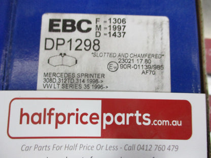 EBC Rear Disc Brake Pad Set Suits Mercedes Benz Sprinter New Part