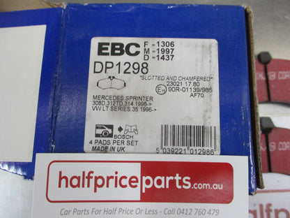 EBC Rear Disc Brake Pad Set Suits Mercedes Benz Sprinter New Part