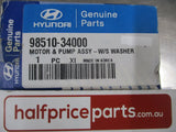 Hyundai/KIA Various Models Genuine Windscreen Washer Motor And Pump New Part