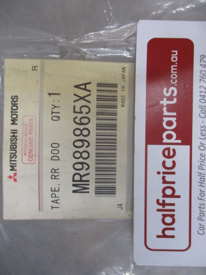 Mitsubishi Grandis Genuine Left Hand B-Pillar Tape Rear Door Sash New Part