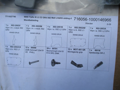 Mitsubishi Express Genuine Long Wheel Base Plywood Wall Panel Kit New
