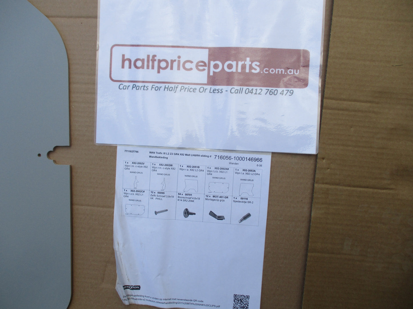 Mitsubishi Express Genuine Long Wheel Base Plywood Wall Panel Kit New