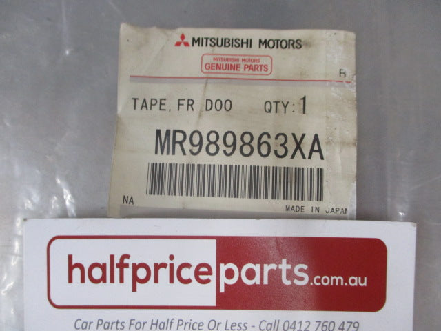Mitsubishi Grandis Genuine Passenger B-Piler Black Out Tape New Part