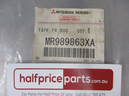 Mitsubishi Grandis Genuine Passenger B-Piler Black Out Tape New Part