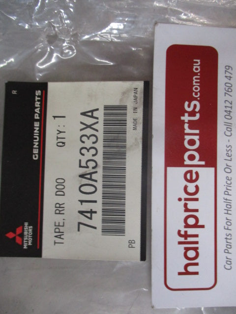 Mitsubishi Colt Genuine Left Hand Rear Door Sash Tape New Part