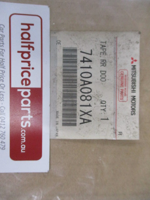 Mitsubishi Outlander Genuine Left Hand Rear Door Front Protective Tape New Part