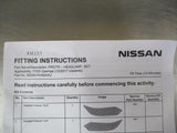 Nissan Qashqai J11 Series 2 Genuine Headlight Protector Kit New