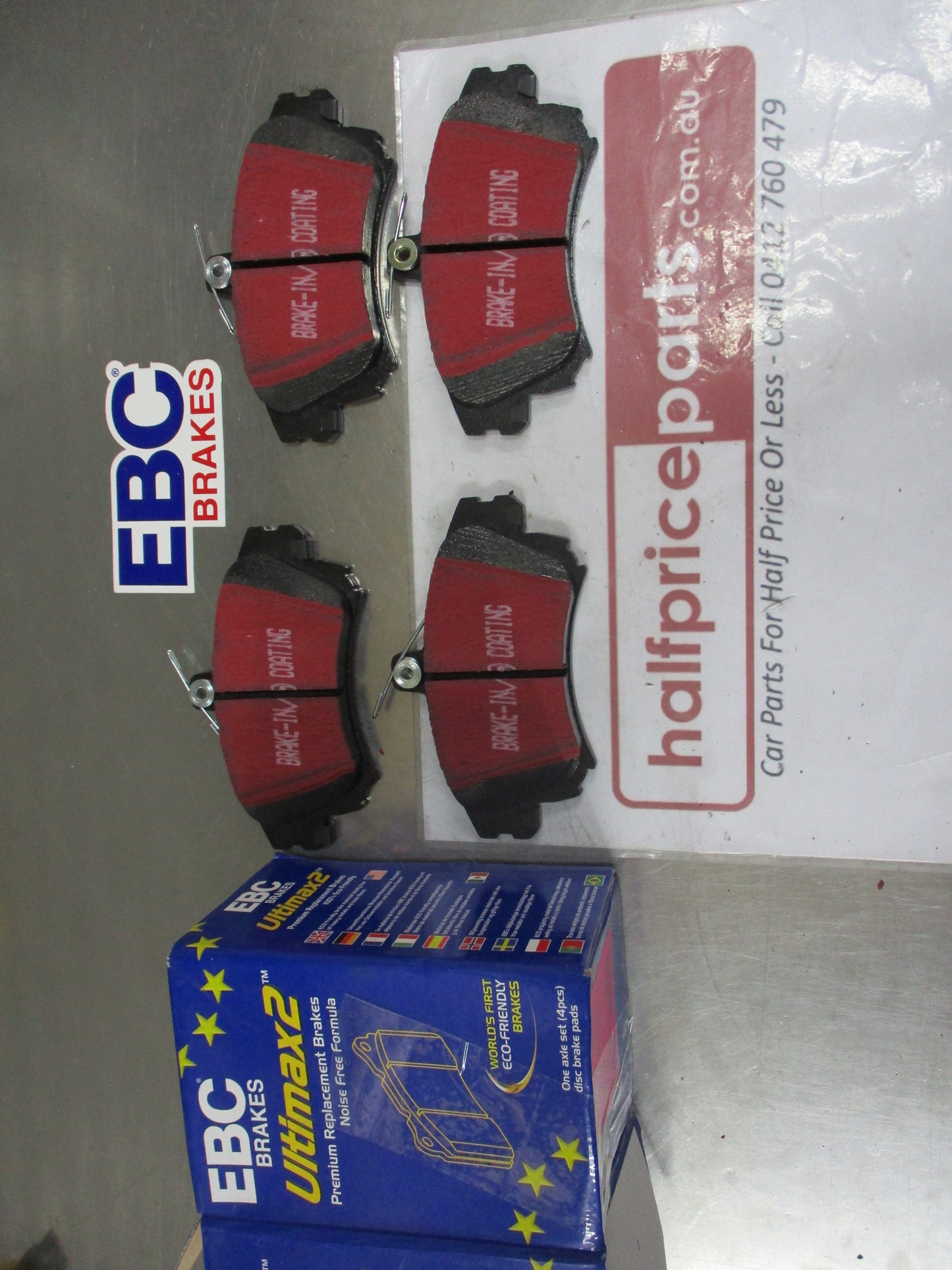 EBC Front Brake Pad Set Suits Volvo S40/V40 New Part