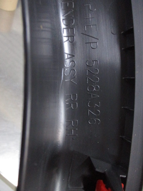 Mitsubishi Outlander Sport Genuine Right Hand Rear Wheel Flare New Part