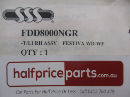 SSS Right Hand Rear Tail Light Assembly Suits Ford Festiva WD/WF New Part.