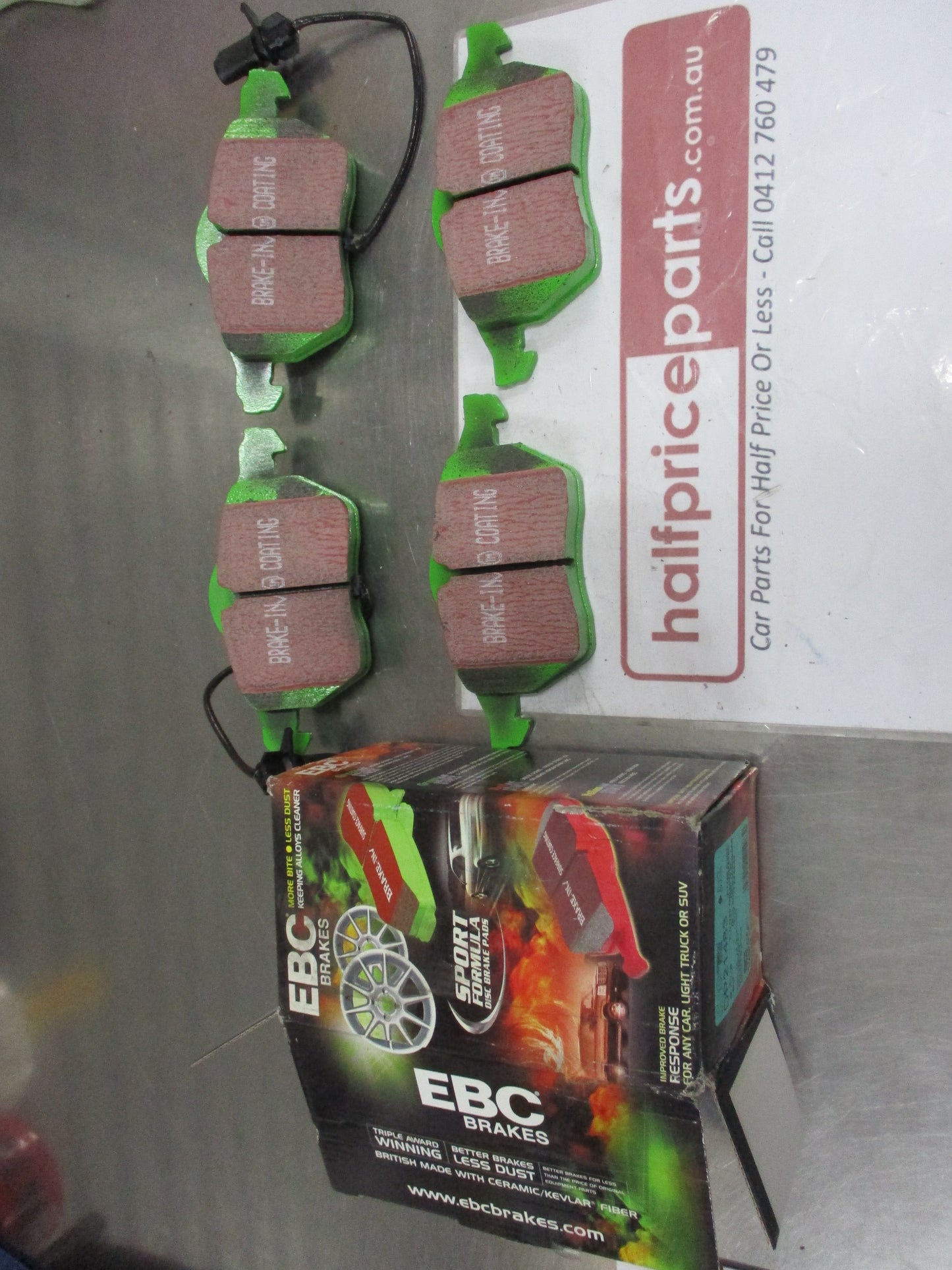 EBC Front Greenstuff Disc Brake Pad Set Suits Audi A4/A6/Skoda Superb/VW Passat New Part