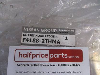 Nissan Navara D22 Genuine Right Hand Front Bonnet Gusset Ledge New Part
