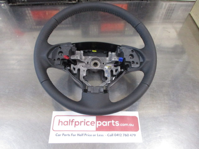 Mitsubishi Triton/Pajero/Colt/Outlander Genuine 3 Spoke Leather Steering Wheel With Controls Wiring New Part
