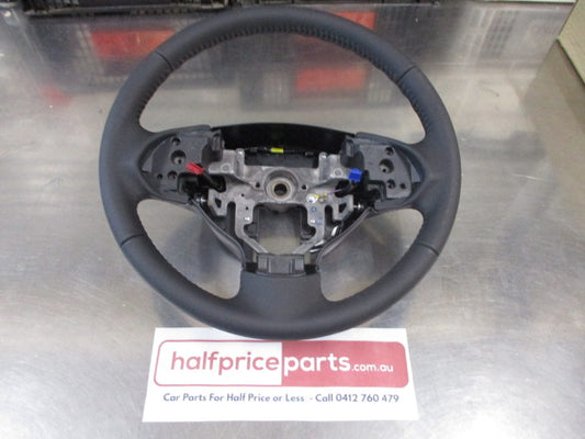 Mitsubishi Triton/Pajero/Colt/Outlander Genuine 3 Spoke Leather Steering Wheel With Controls Wiring New Part