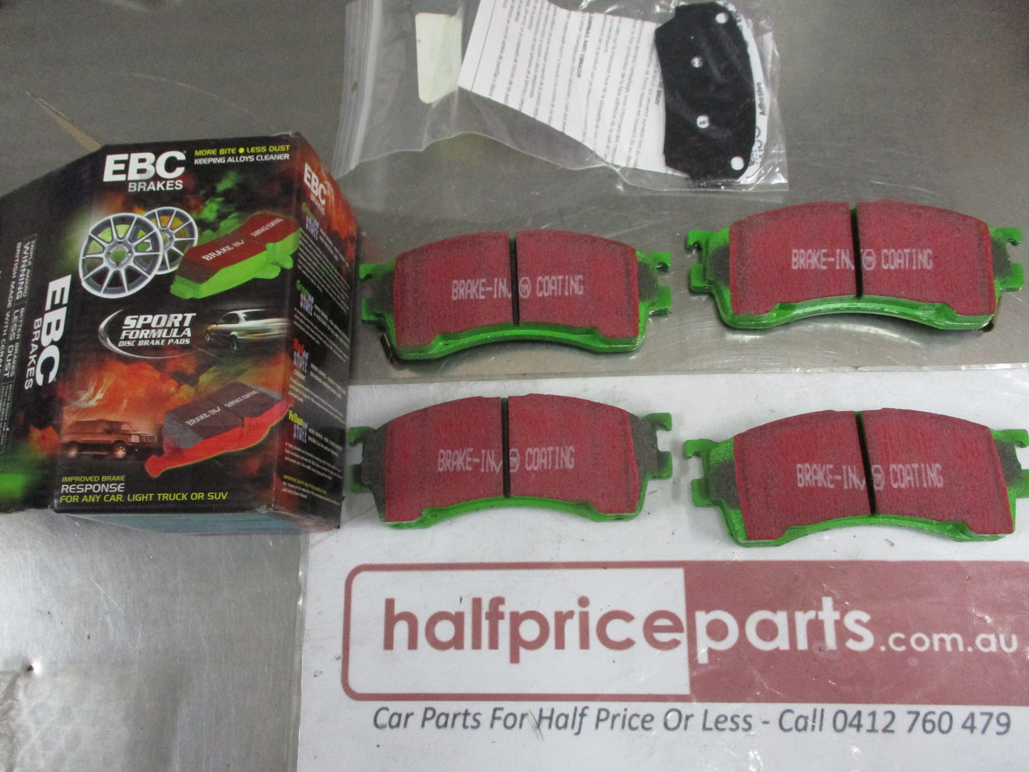 EBC Greenstuff Front Disc Brake Pad Set Suits Mazda 323/626/Premacy New Part