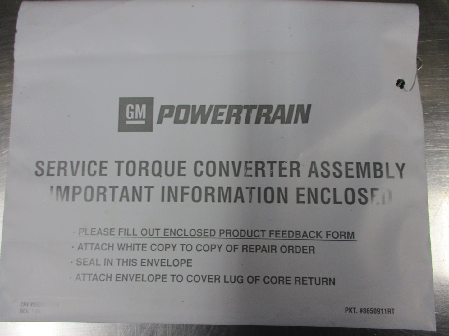 Holden VE Commodore 3.6Ltr V6 4 Sp Genuine Torque Converter New Part