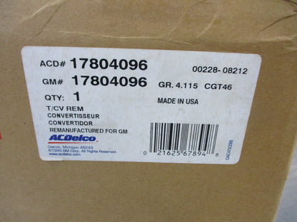 Holden VE Commodore 3.6Ltr V6 4 Sp Genuine Torque Converter New Part