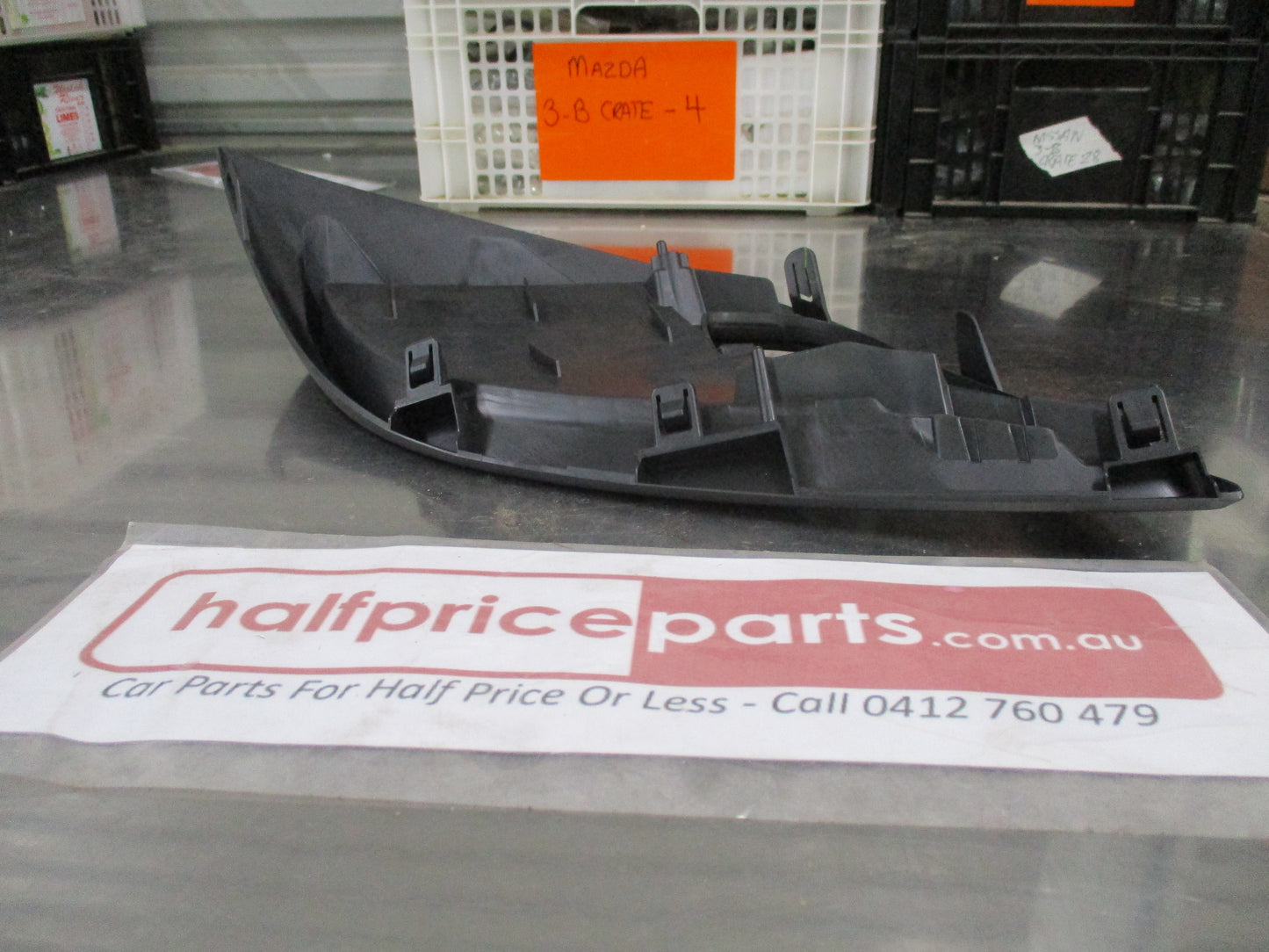 Mazda 3 Genuine Front Bumper Right Hand Lamp Bezel Cover New Part
