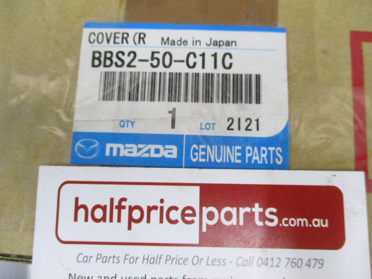 Mazda 3 Genuine Front Bumper Right Hand Lamp Bezel Cover New Part