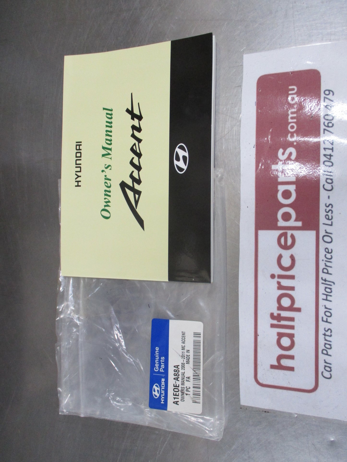 Hyundai Accent MC Genuine Owners Manual New Part