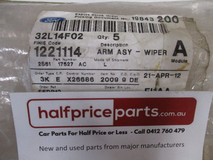 Ford Fiesta Genuine Lefthand (Passenger Side) Wiper Arm - New Part