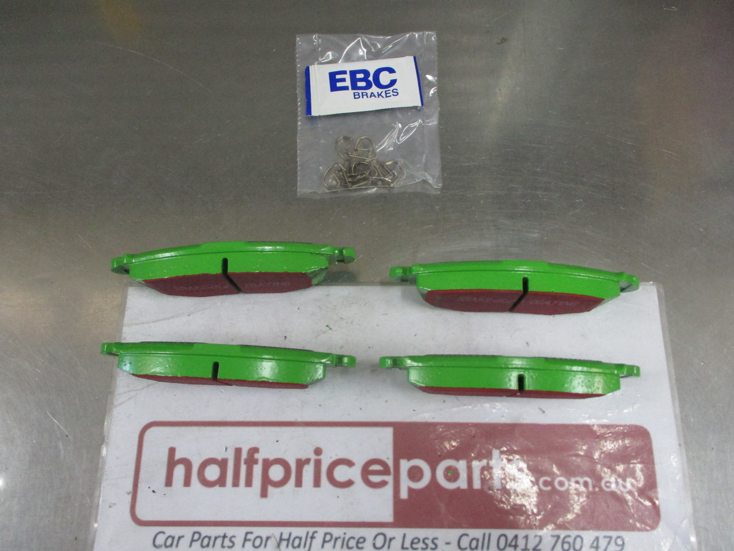 EBC Greenstuff Front Disc Brake Pad Set Suits Peugeot 206/306 New Part