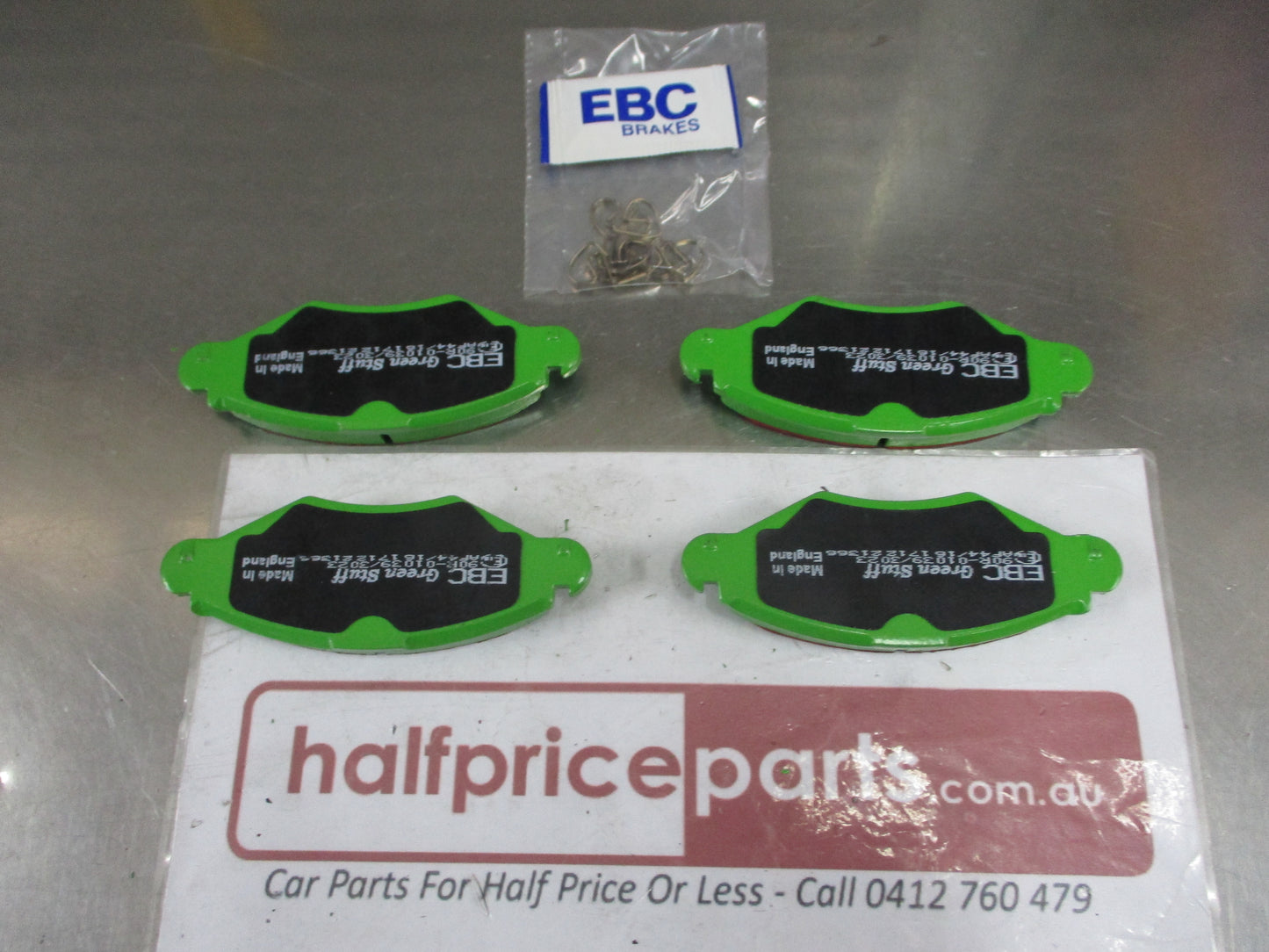 EBC Greenstuff Front Disc Brake Pad Set Suits Peugeot 206/306 New Part