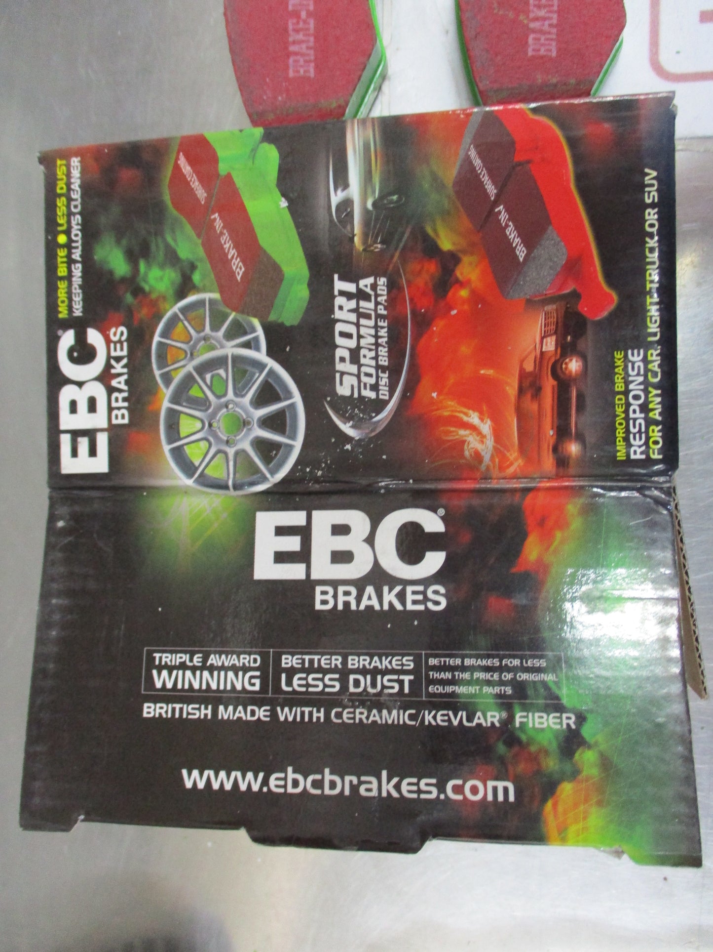 EBC Greenstuff Front Disc Brake Pad Set Suits Peugeot 206/306 New Part
