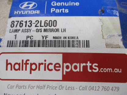 Hyundai Elantra Genuine Left Hand Mirror Lamp Outer Assembly New Part