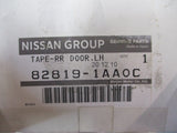 Nissan Murano Genuine Left Hand Rear Door Sash Black Out Tape New Part