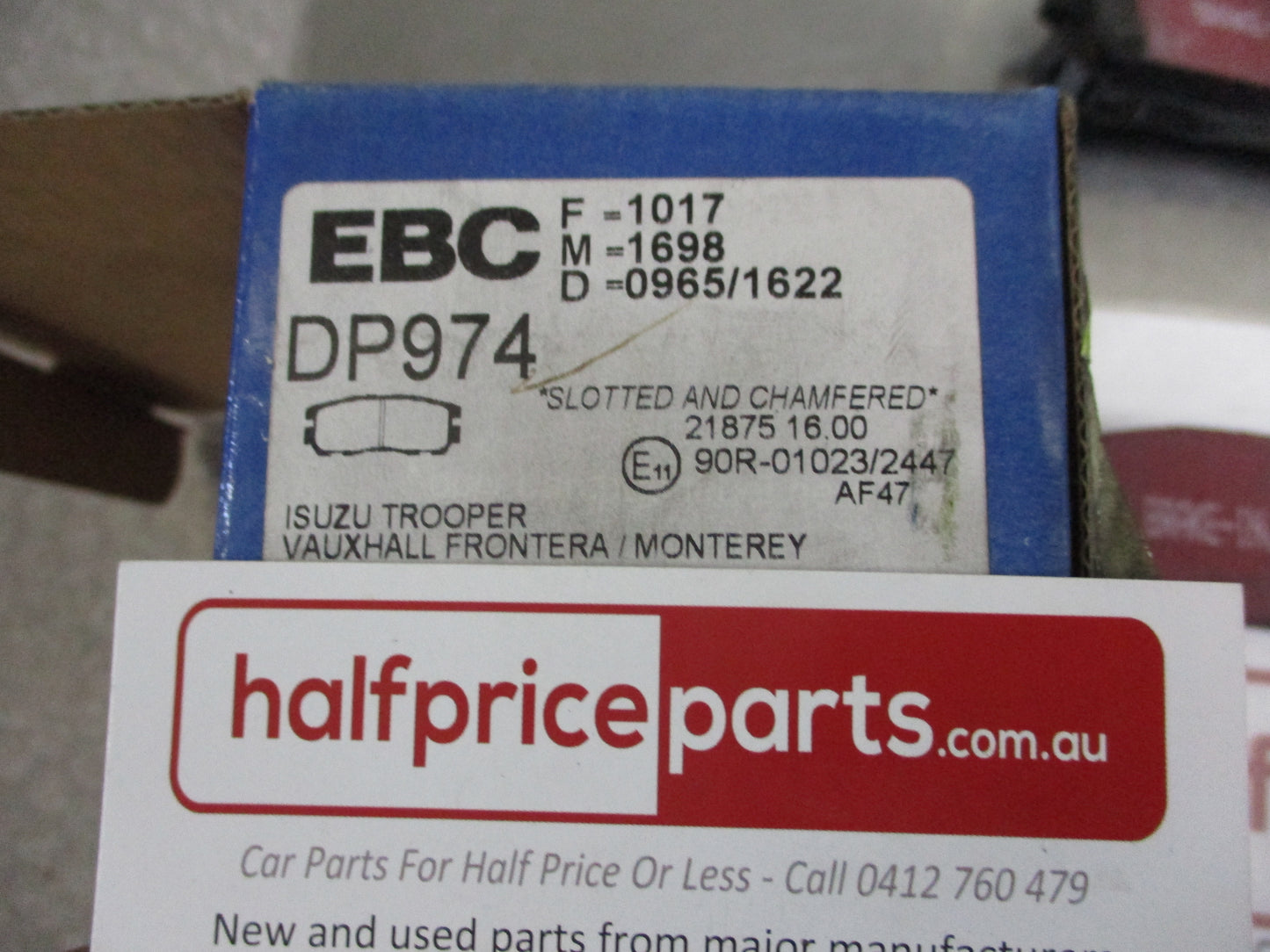 EBC Rear Disc Brake Pad Set Suits Isuzu MU-X New Part