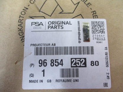 Peugeot 207-Citroen C3 Genuine Right Hand Front Fog Light New Part