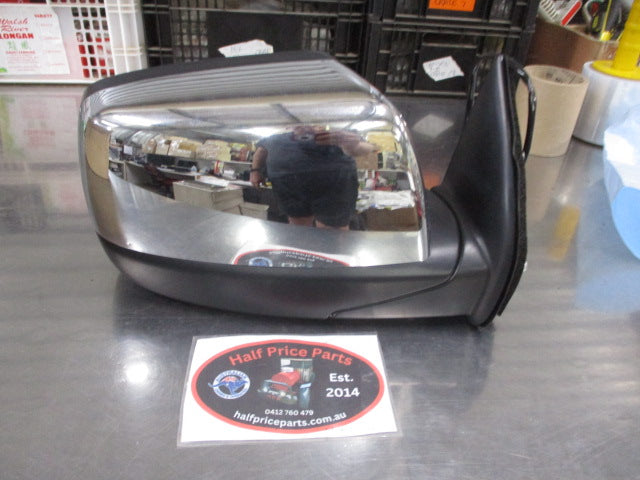 Ford Ranger PJ Genuine Drivers Outer Electric Mirror Chrome (Drivers) New Part