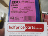 EBC Rear Disc Brake Pad Set Suits Mercedes Benz Crossfire/C-Class/GL-Class/E-Class/S-Class/Sl/SLK New Part