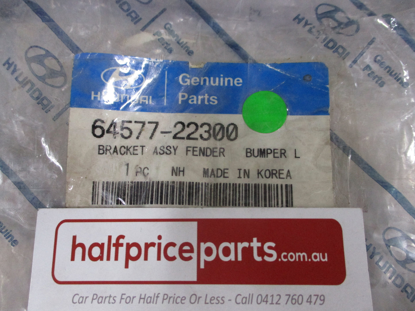 Hyundai Accent Genuine Left Hand Guard To Bumper Bracket New Part