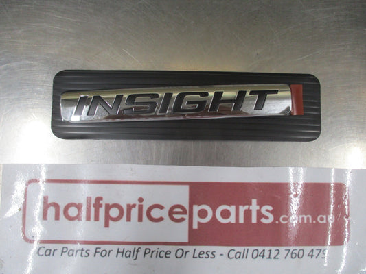 Honda Insight Genuine Rear Nameplate Emblem New Part